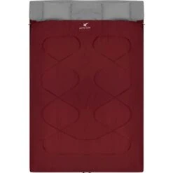 Front -Utendørs Camping arctic tern 2 person camping sleeping bag red 1