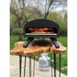 Pizza Oven -Utendørs Camping bertello pizza oven black 8