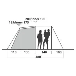 Easy Camp Huntsville 500 -Utendørs Camping easy camp huntsville 500 1