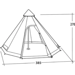 Easy Camp Moonlight Tipi -Utendørs Camping easy camp moonlight tipi 3