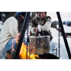 Popcorn Pan -Utendørs Camping espegard popcorn pan stainless steel 3