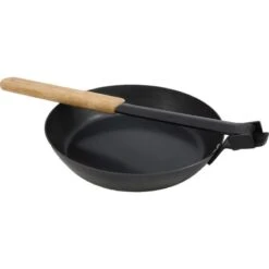 Muurikka Campfire Pan, Black Carbon Steel -Utendørs Camping muurikka campfire pan black carbon steel nocolour 2