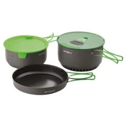 Optimus Terra Camp 4 Pot Set -Utendørs Camping optimus terra camp 4 pot set grey 2