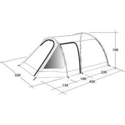 Outwell Cloud 5 Plus -Utendørs Camping outwell cloud 5 plus