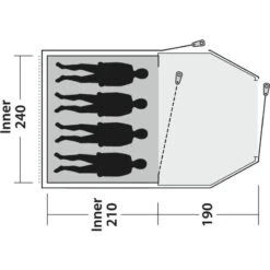 Outwell Earth 4 -Utendørs Camping outwell earth 4 3