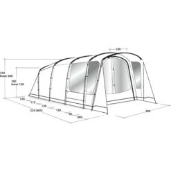 Outwell Greenwood 4 -Utendørs Camping outwell greenwood 4 dark leaf 9