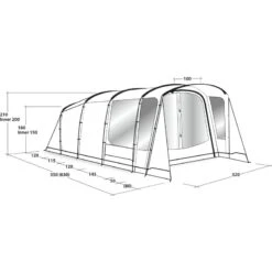Outwell Greenwood 5 -Utendørs Camping outwell greenwood 5 dark leaf 4