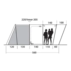 Outwell Montana 6pe -Utendørs Camping outwell montana 6pe 2