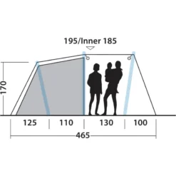 Outwell Starhill 4A -Utendørs Camping outwell starhill 4a blue 8