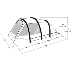 Outwell Starhill 4A -Utendørs Camping outwell starhill 4a blue 9