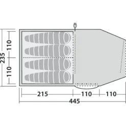 Robens Double Dreamer 4 31 Robens Double Dreamer 4 -Utendørs Camping robens double dreamer 4 sand green 15