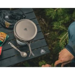 Robens Ori Titanium Pot With Plate/Lid 9 Robens Ori Titanium Pot With Plate/Lid -Utendørs Camping robens ori titanium pot with plate lid grey 3