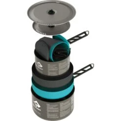 Sea To Summit Alpha 2 Cook Set 2.2 -Utendørs Camping sea to summit alpha cock set 2 2 v2 pacific blue grey