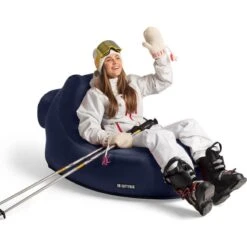 Chair -Utendørs Camping softybag chair navy blue 4