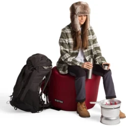 Pallet -Utendørs Camping softybag pallet chili red 2