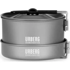 Rogen Cookset 2P -Utendørs Camping urberg rogen cookset 2p grey 2